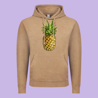 Pineapple Vintage Hoodie Designed By Jahusdesignshop