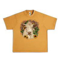 Peanut Butter charolais leopard cactus sunflower Urban Heavy Tee - JahusDesignShop