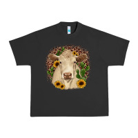Pigment Black charolais leopard cactus sunflower Urban Heavy Tee - JahusDesignShop