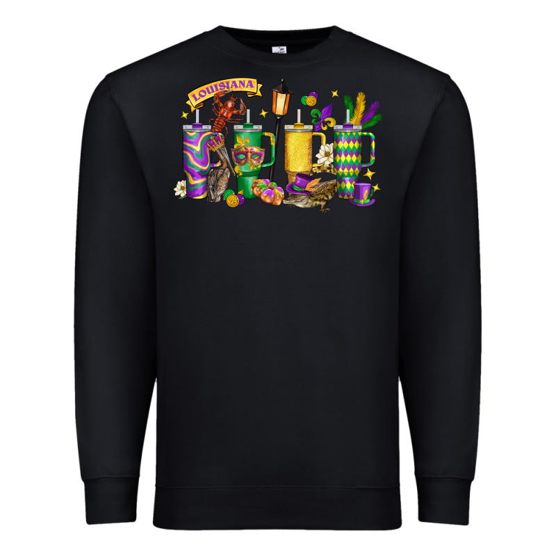 Obsessive Cup Disorder Mardi Gras Premium Sweatshirt by LillyAllenDesigns | Teevron