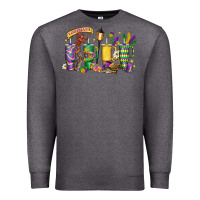 Charcoal Heather obsessive cup disorder mardi gras Premium Sweatshirt - LillyAllenDesigns