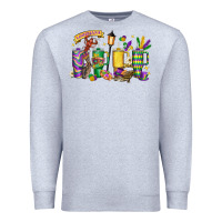 Heather Grey obsessive cup disorder mardi gras Premium Sweatshirt - LillyAllenDesigns