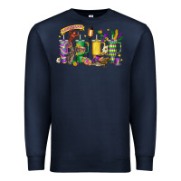 Navy obsessive cup disorder mardi gras Premium Sweatshirt - LillyAllenDesigns