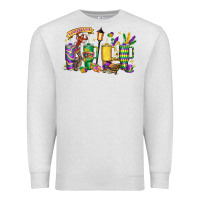Oatmeal Heather obsessive cup disorder mardi gras Premium Sweatshirt - LillyAllenDesigns