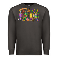 Smoke obsessive cup disorder mardi gras Premium Sweatshirt - LillyAllenDesigns