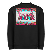Black i'm a survivor Heavyweight Sweatshirt - JahusDesignShop