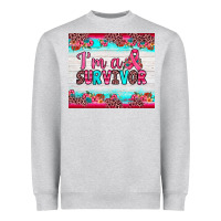 Heather Grey i'm a survivor Heavyweight Sweatshirt - JahusDesignShop