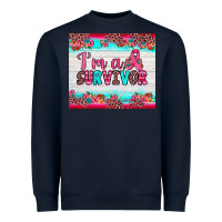 Navy i'm a survivor Heavyweight Sweatshirt - JahusDesignShop