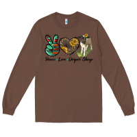 Chestnut Peace Love Dorper Sheep Long Sleeve Tee - LillyAllenDesigns