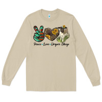 Mushroom Peace Love Dorper Sheep Long Sleeve Tee - LillyAllenDesigns