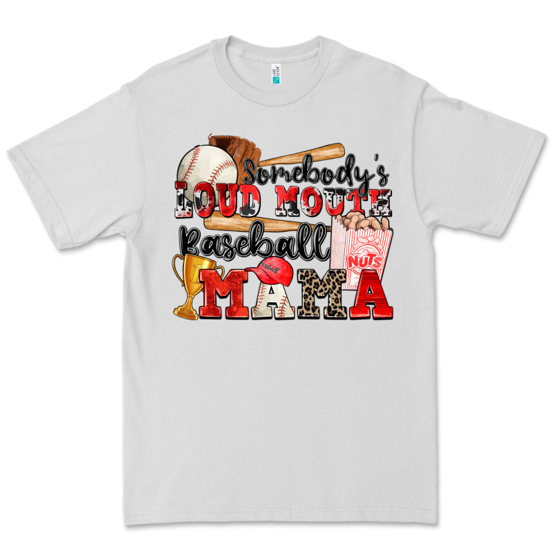 Somebody's Loud Mouth Baseball Mama Premium Tee by Zillion Design Studio | Teevron