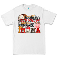 White somebody's loud mouth baseball mama Premium Tee - Zillion Design Studio