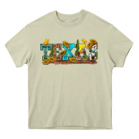 Mossy texas Heavy Core Tee - texasbilliewilder