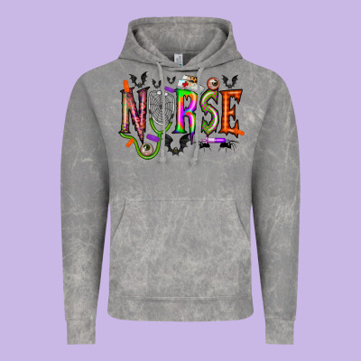 Nurse Halloween Vintage Hoodie Designed By Racoondesign