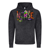 Vintage Black nurse halloween Vintage Hoodie - RacoonDesign