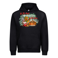 Black its the wonderful time of the year Urban Hoodie - CowGirlArtShop