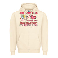 Sandshell self love club Zipper Hoodie - MaliasSmallBusiness
