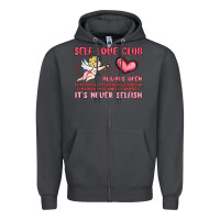 Self Love Club Zipper Hoodie | Teevron