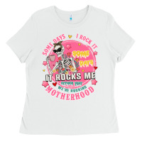 White funny motherhood Ladies Tee - JahusDesignShop