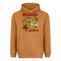 Meerkat roaring into 4th grade Heavyweight Hoodie - BundleAndBundleShop