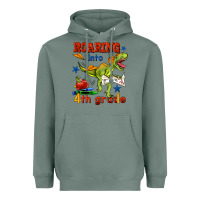 Roaring Into 4th Grade Heavyweight Hoodie | Teevron