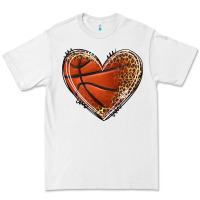 White basketball heart Premium Tee - texasbilliewilder
