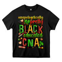 Black unapologetically pretty black and educated cna zillion Heavy Core Tee - Zillion Design Studio