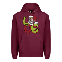 Burgundy Love Christmas Premium Hoodie - Bettercallsaul