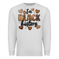 Dove Grey i'm black history Premium Sweatshirt - LillyAllenDesigns