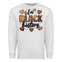 Oatmeal Heather i'm black history Premium Sweatshirt - LillyAllenDesigns
