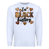 White i'm black history Premium Sweatshirt - LillyAllenDesigns