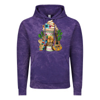 Cloud Purple mexican hot coffee cup Vintage Hoodie - FaDigitalArtStudio