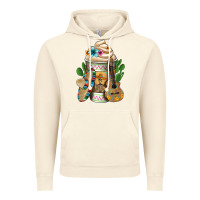 Vintage Artic mexican hot coffee cup Vintage Hoodie - FaDigitalArtStudio
