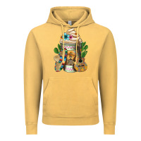 Vintage Mustard mexican hot coffee cup Vintage Hoodie - FaDigitalArtStudio