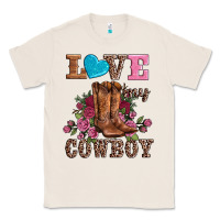 Natural valentines day love my cowboy Classic Tee - AdoDesignShop