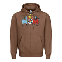 Chestnut archery mom Zipper Hoodie - MaliasSmallBusiness