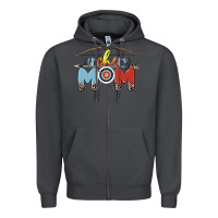 Smoke archery mom Zipper Hoodie - MaliasSmallBusiness
