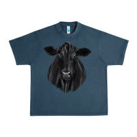Midnight Navy black angus Urban Heavy Tee - JahusDesignShop