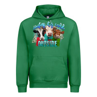 Emerald heifers its cold outside Urban Hoodie - CowGirlArtShop