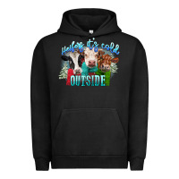 Pigment Black heifers its cold outside Urban Hoodie - CowGirlArtShop