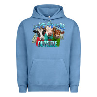Pigment Pebble Blue heifers its cold outside Urban Hoodie - CowGirlArtShop