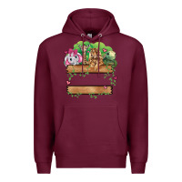 Burgundy zoo crew Premium Hoodie - JahusDesignShop