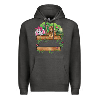 Charcoal Heather zoo crew Premium Hoodie - JahusDesignShop