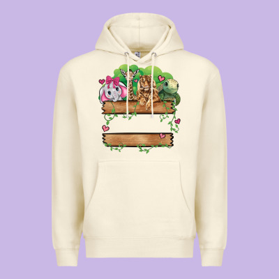 Zoo Crew Premium Hoodie Designed By Jahusdesignshop