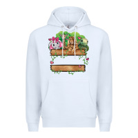 White zoo crew Premium Hoodie - JahusDesignShop