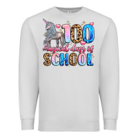 Dove Grey 100 magical days of school Premium Sweatshirt - LillyAllenDesigns