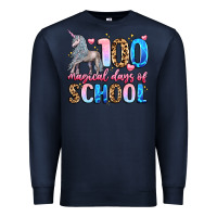 Navy 100 magical days of school Premium Sweatshirt - LillyAllenDesigns