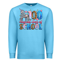 Ocean Blue 100 magical days of school Premium Sweatshirt - LillyAllenDesigns