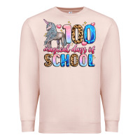 Pale Pink 100 magical days of school Premium Sweatshirt - LillyAllenDesigns