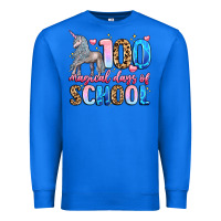 True Royal 100 magical days of school Premium Sweatshirt - LillyAllenDesigns